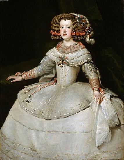 Diego Velazquez Infanta Maria Theresa, daughter of Philip IV of Spain, wife of Louis XIV of France Norge oil painting art